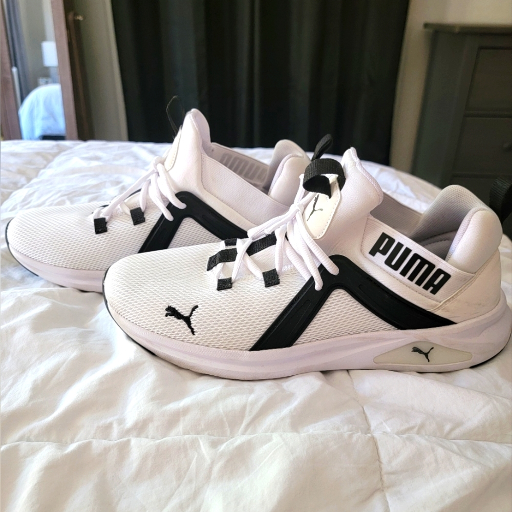 PUMA Enzo 2 Low-top Running Shoes Black/White 193249-08 Size 11.5